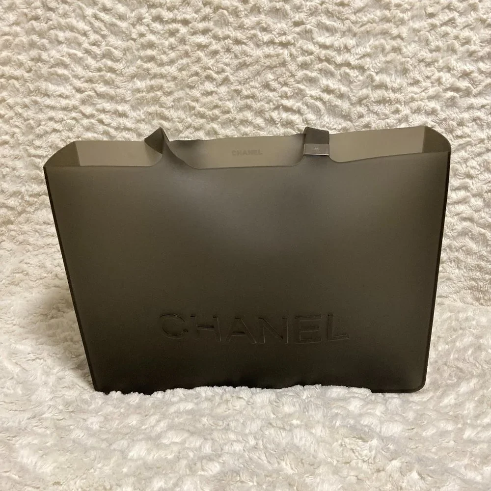 Chanel Charcoal Grey Jelly Tote Bag - Picture 2 of 6